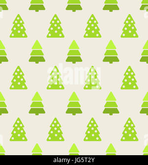 Motif de Noël sans sapin vert et de pins - Banque D'Images