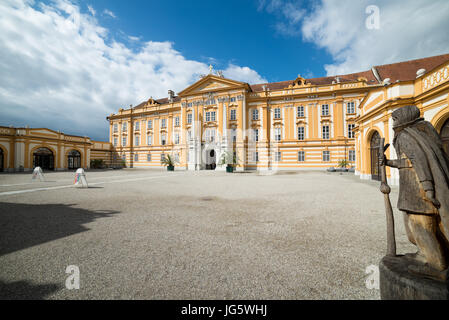 Visiter l''Abbaye de Melk et ville, Autriche Banque D'Images