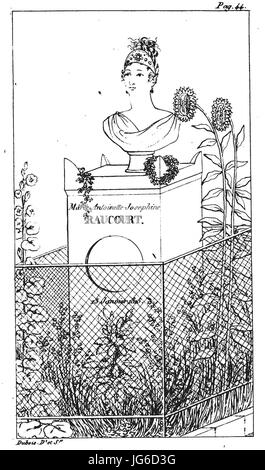 Promenade aux cimetières de Paris, aux sépultures royales de Saint-Denis, et aux catacombes - Planche 44 Banque D'Images