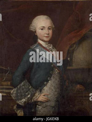 Louis Stanislas Comte de Provence 28futur Louis XVIII29 en 1767 après l'Estrée Banque D'Images