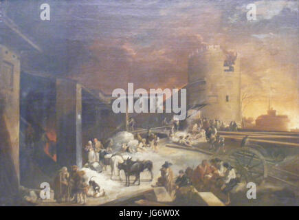 Sébastien Bourdon-Römischer Kalkofen Banque D'Images