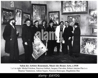 Salon des Artistes Rouennais, Musée des Beaux-Arts de Rouen, c.1930 Banque D'Images