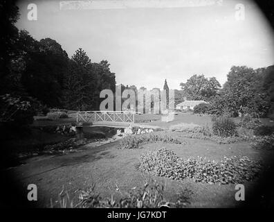 Le jardin de fleurs de Plas-coed coch Betws-yn Rhos-NLW3361135 Banque D'Images