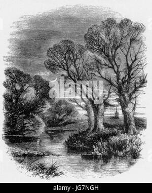 Thomas Creswick Illustration pour Tennyson s un adieu Banque D'Images