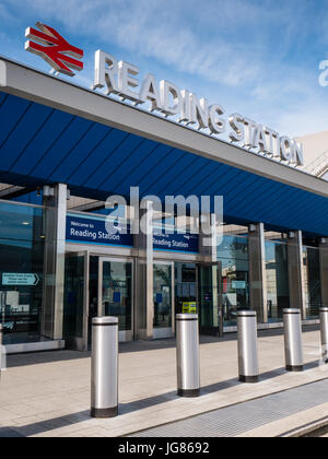 La gare principale de lecture, Reading, Berkshire, Angleterre Banque D'Images