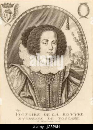 Vittoria della Rovere, Grande duchesse de Toscane en 1650 Banque D'Images