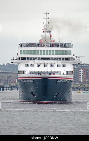 Mme Braemar (ancienne dynastie de la Couronne, la Couronne de Cunard Dynasty, majesté de la couronne norvégienne et Dynastie) est un navire de croisière, actuellement avec Fred. Olsen Banque D'Images