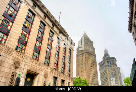 Le Louis J Lefkowitz State Office Building à New York City Banque D'Images