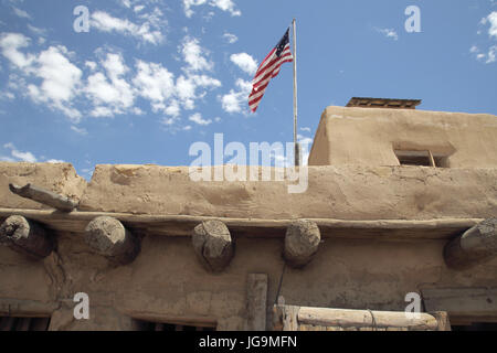 Virages old fort, un grand et fort adobe hiistoric trading post au Colorado Banque D'Images