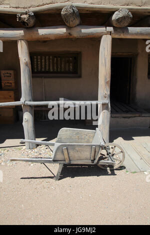 Virages old fort, un grand et fort adobe hiistoric trading post au Colorado Banque D'Images