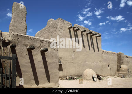 Virages old fort, un grand et fort adobe hiistoric trading post au Colorado Banque D'Images