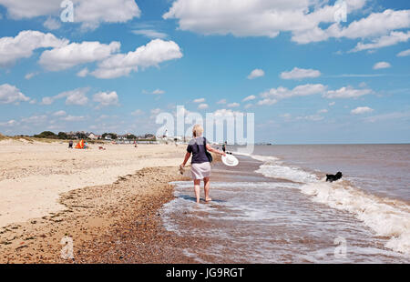 Suffolk Southwold UK Juin 2017 - plage de Southwold photographie prise par Simon Dack Banque D'Images