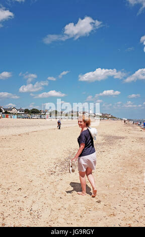 Suffolk Southwold UK Juin 2017 - plage de Southwold photographie prise par Simon Dack Banque D'Images