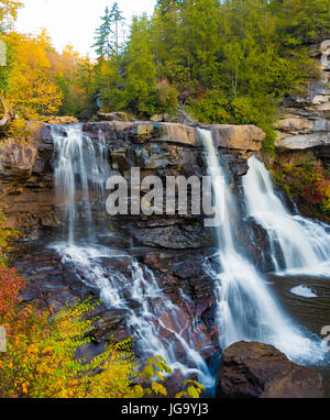 Blackwater Falls en Virginie de l'Ouest Banque D'Images