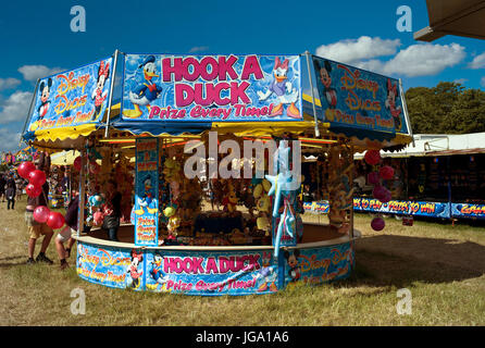 Hook-a-duck, la ville, Hoppings Moor, Newcastle upon Tyne Banque D'Images