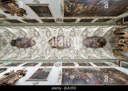 Visite de St Peter's Abbey à Salzbourg, Autriche Banque D'Images