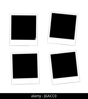 Collection Jeu de quatre photos pour l'album de conception de l'espace pour votre texte - Banque D'Images