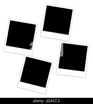 Collection Jeu de quatre photos pour l'album de conception de l'espace pour votre texte - Banque D'Images