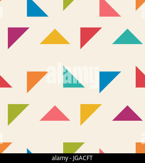 Illustration avec motif transparent triangles colorés - Banque D'Images