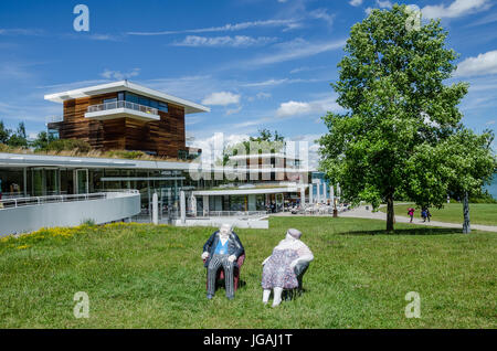 Musée Buchheim de Phantasy situé au nord de Bernried dans Höhenried Park sur les rives du Lac de Starnberg - une maison pour les Collections Buchheim Banque D'Images