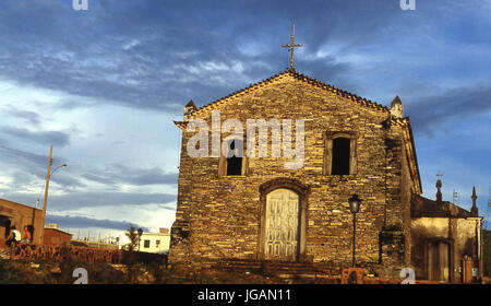 Église Notre Dame du Rosaire, Sao Tomé Das Letras, Minas Gerais, Brésil Banque D'Images