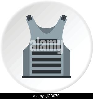 Paintball Vest icon circle Illustration de Vecteur