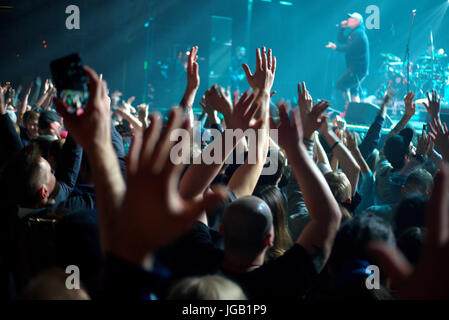 Les concerts de fans Banque D'Images