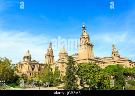 Musée national d'art de Catalogne, Barcelone, Catalogne, Espagne Banque D'Images