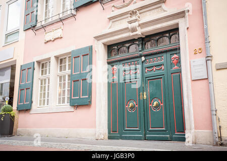 Musée dans la maison, où Ludwig van Beethoven est né à Bonn, Allemagne Banque D'Images