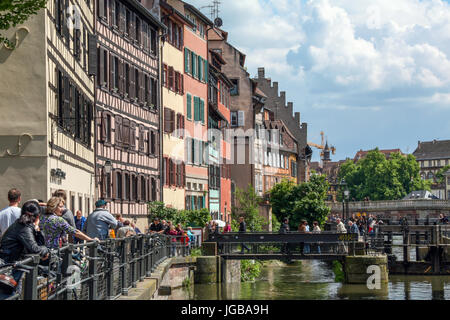 Quartier de la Petite France, Strasbourg, France - quartier de la Petite France, Strasbourg, France Banque D'Images