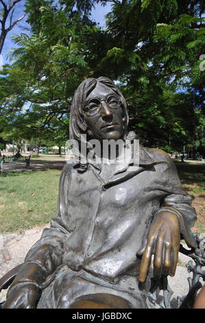 John Lennon La Havane, Cuba Statue Banque D'Images