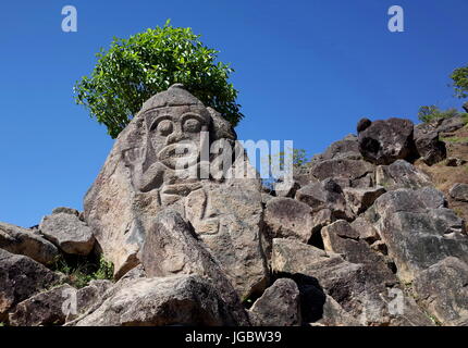 Parc archéologique de San Agustín, Colombie Banque D'Images