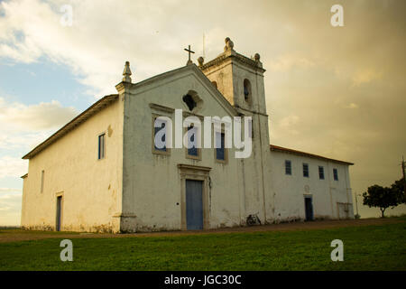 Vue avant de l'Igreja dos Reis Magos au Brésil Banque D'Images