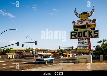 Holbrook, l'historique Route 66, Navajo Comté, Arizona, USA Banque D'Images