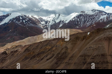 Agua Negra Pass, Andes, passage de frontière Chili Argentine Banque D'Images