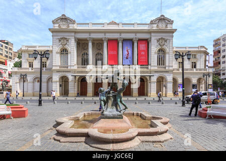 Teatro Municipal, Santiago, Chili, Amérique du Sud Banque D'Images