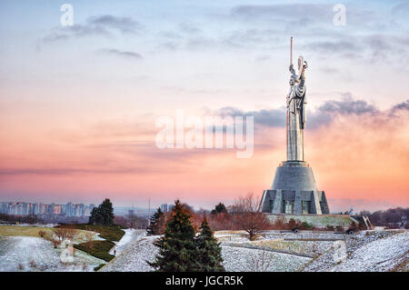 Monument de la mère patrie, Kiev, Ukraine Banque D'Images