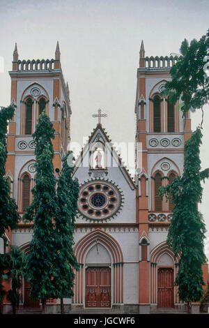 Sacré Coeur de Jésus Christ church, Inde, Asie Banque D'Images