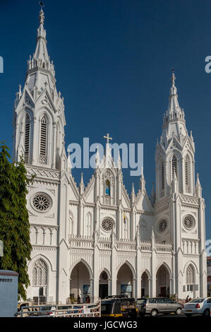 Notre dame de dolours syro-malabare basilique, Kerala, Inde, Asie Banque D'Images