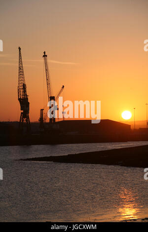 La zone de parcelle de Hartlepool. UK Banque D'Images