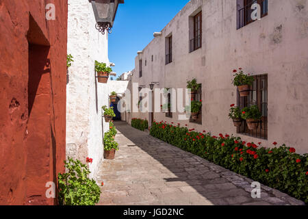 Monastère de Santa Catalina, Arequipa, Pérou Banque D'Images