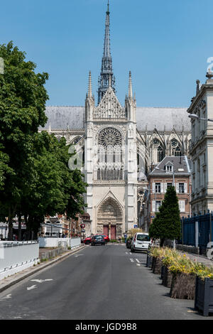 Cathédrale Notre-Dame d'Amiens Banque D'Images