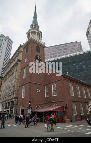 Le vieux sud meeting house Boston USA Banque D'Images