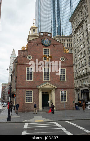 Bâtiment Old State House Boston USA Banque D'Images