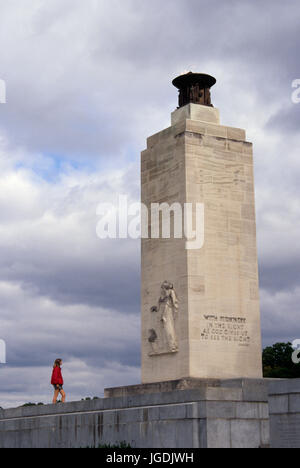 La paix éternelle lumière Memorial, Gettysburg National Military Park, New York Banque D'Images