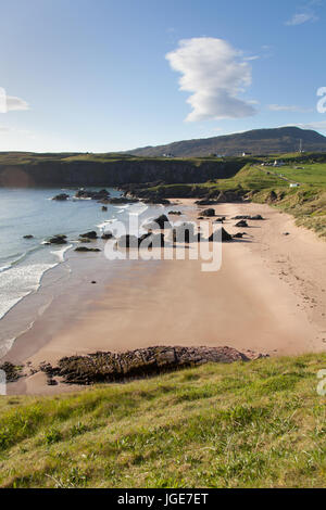 Village de Durness, en Écosse. Tôt le matin de la vue pittoresque de la baie de Sango au nord du village écossais de Durness. Banque D'Images