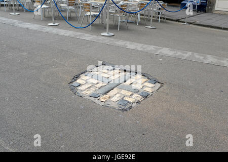 Broad Street Memorial Martyr Protestant à Oxford, Angleterre Banque D'Images