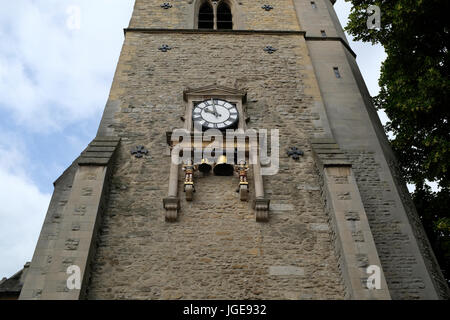 St Martin's Tower - Carfax - Tour de l'horloge d'Oxford Banque D'Images