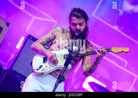 Biffy Clyro à Glastonbury Festival 2017 - Dimanche 25 juin 2017. Glastonbury Festival greenfield est le plus grand festival de musique et d'arts dans le monde. Photo - Simon Neil . Banque D'Images