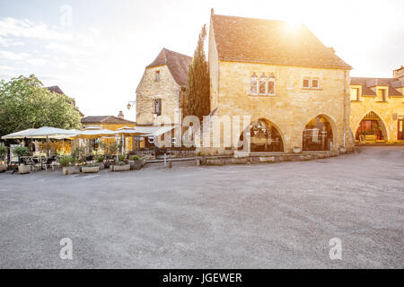 Domme village de France Banque D'Images